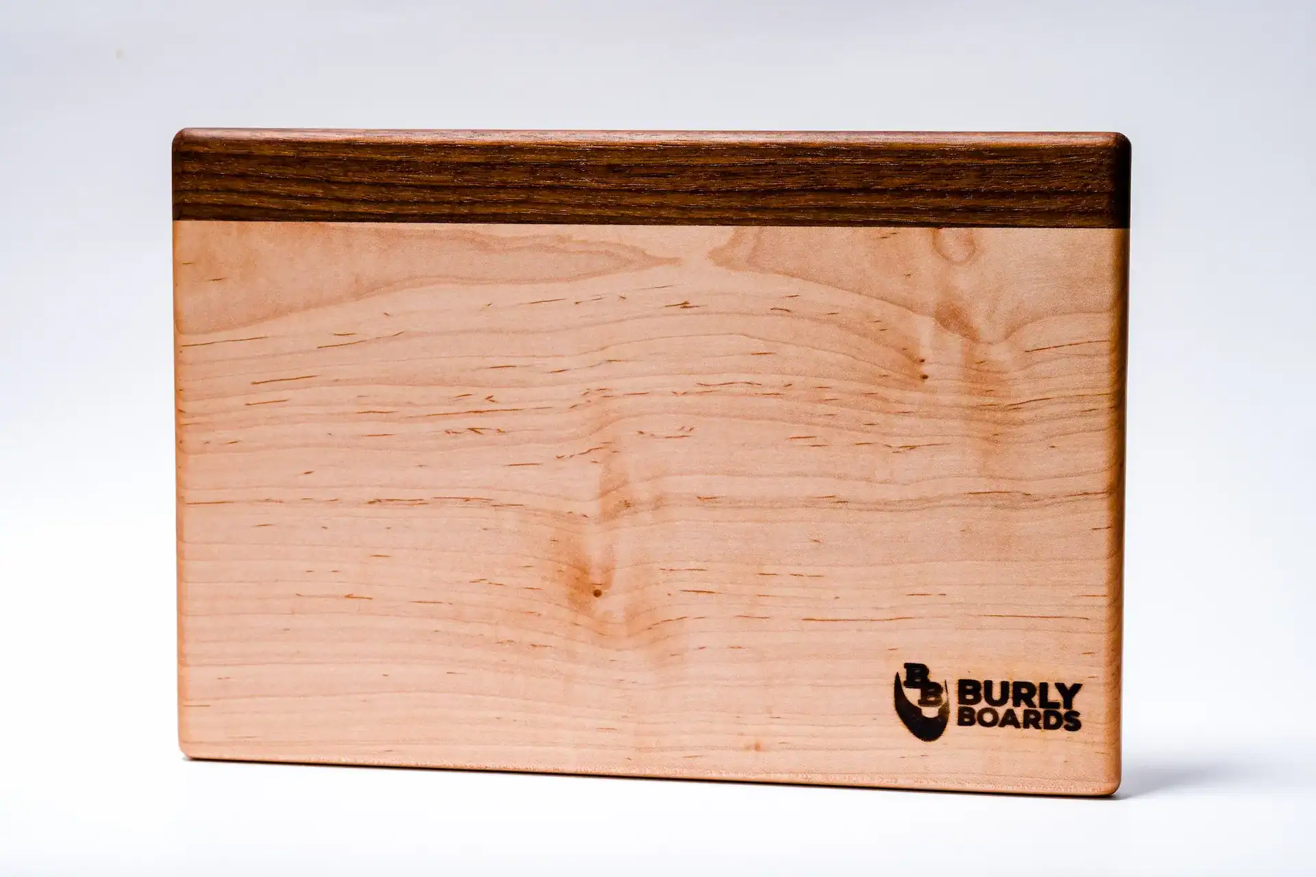 maple with walnut stripe top