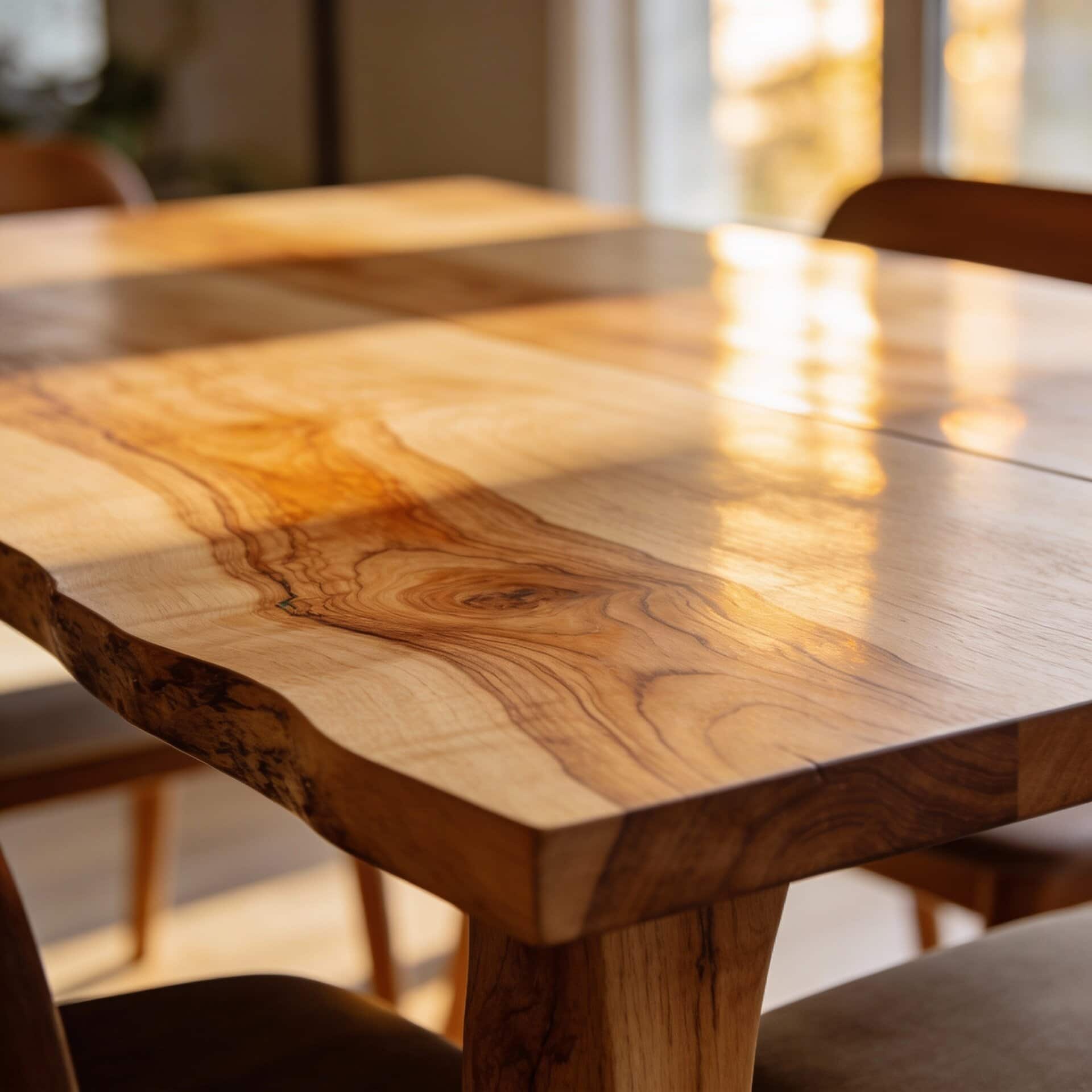 white oak table