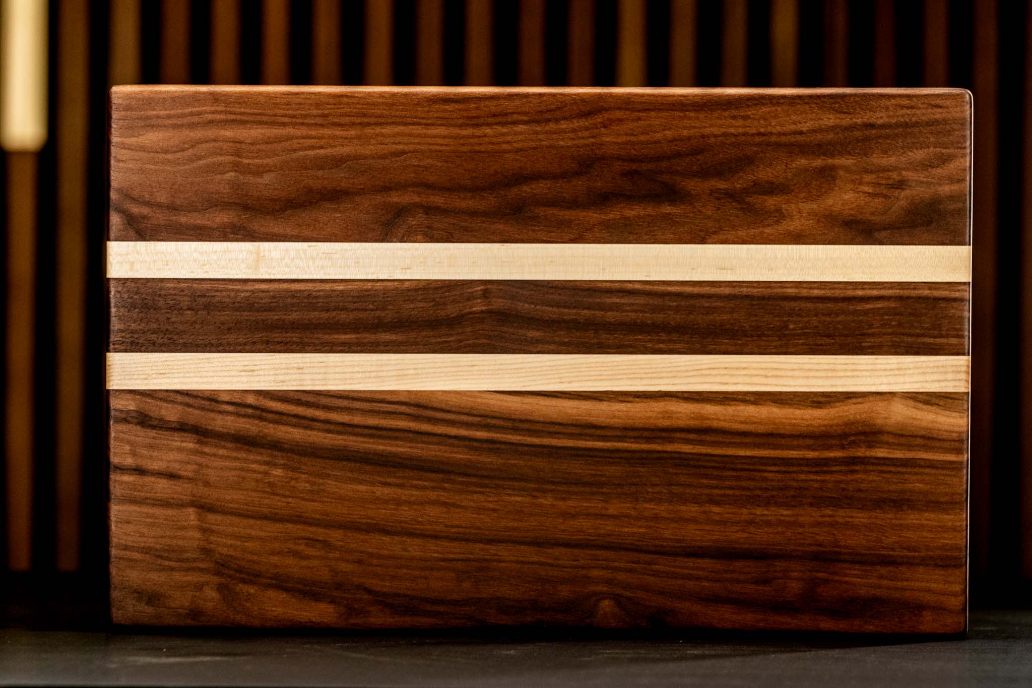Laginappe Woodworks custom walnut cutting board